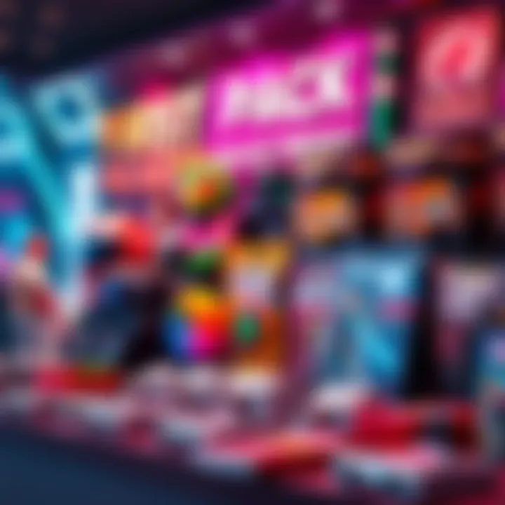 First Pack Release Preview A colorful display of the first pack with various collectible items showcased, attracting fans' attention.