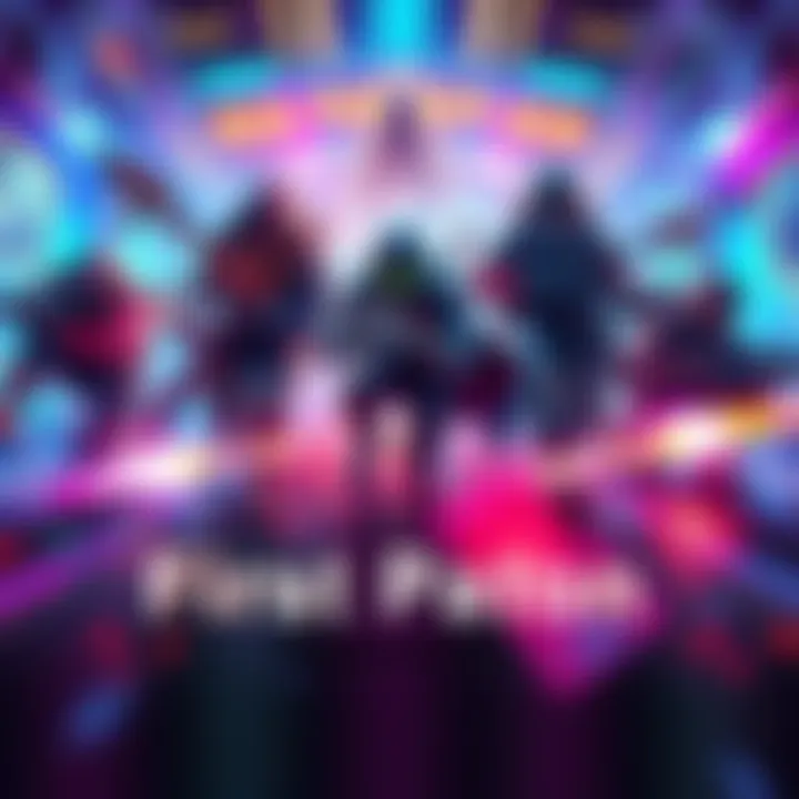 A vibrant gaming scene showcasing futuristic characters and weapons against a high-tech background, representing the excitement of new first-person shooters.