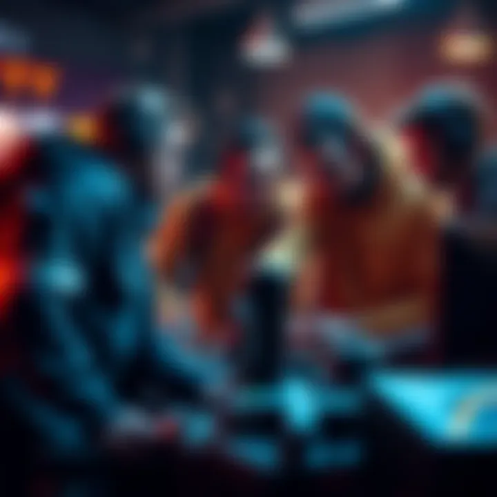 A group of experienced modders helping a first-time modder with their project.