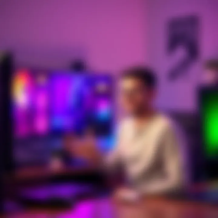 A proud first-time PC owner shows off their new computer setup, eagerly seeking feedback from others about their purchase.