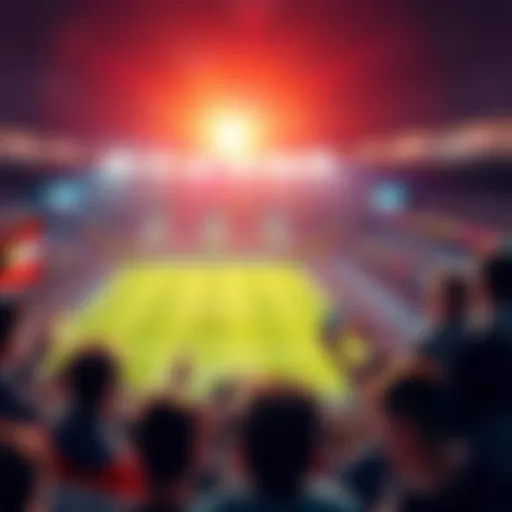 Fans watching a soccer match at FISSURE PLAYGROUND 2 on October 23 with banners and excitement in the air