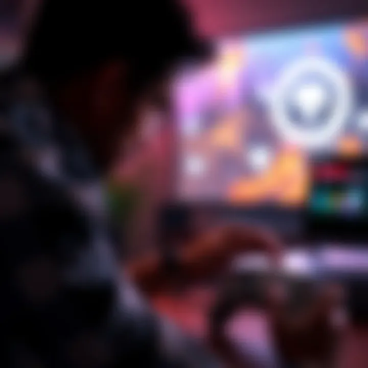 A person activating recurring billing on a Game Pass Ultimate account to redeem Microsoft Rewards points, with a console visible in the background.