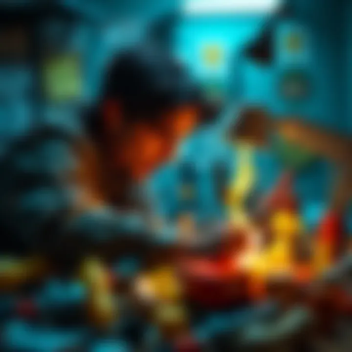 A person trying to fix a simple task but causing a humorous mess instead, showcasing the struggles we face with fixers.