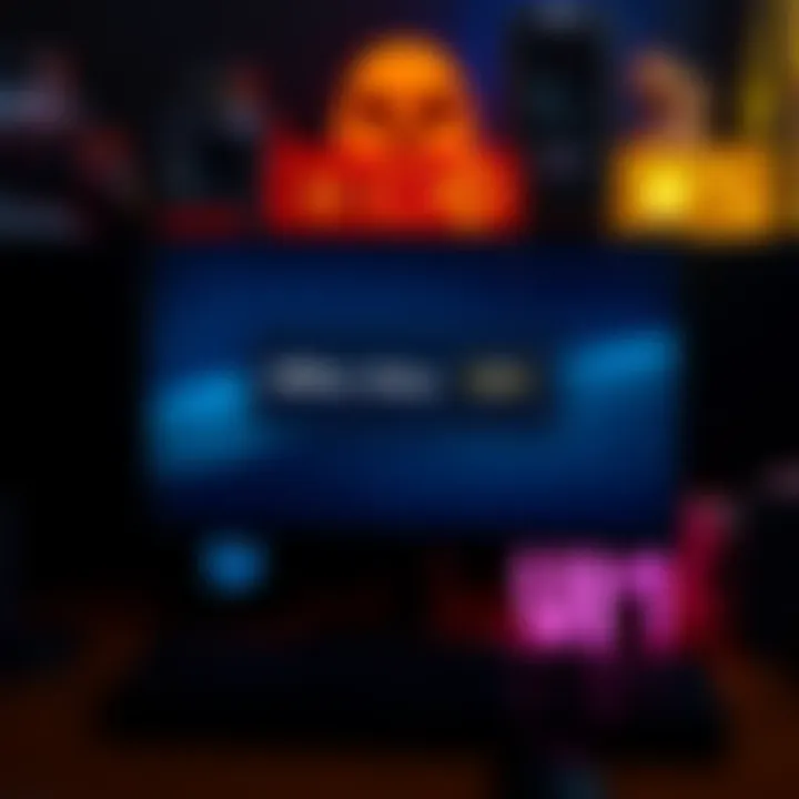 A computer screen showing the 'Offline. Retry' error message while trying to connect Steam to GOG Galaxy, with gaming accessories in the background.