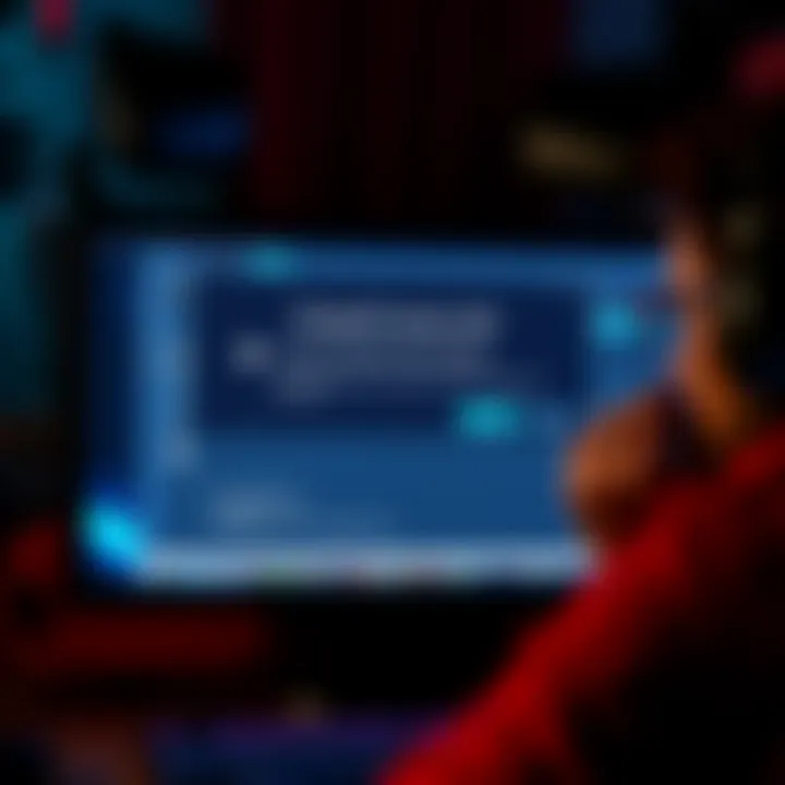 A computer screen displaying an error message related to R5 Reloaded installation issues with a player looking frustrated.