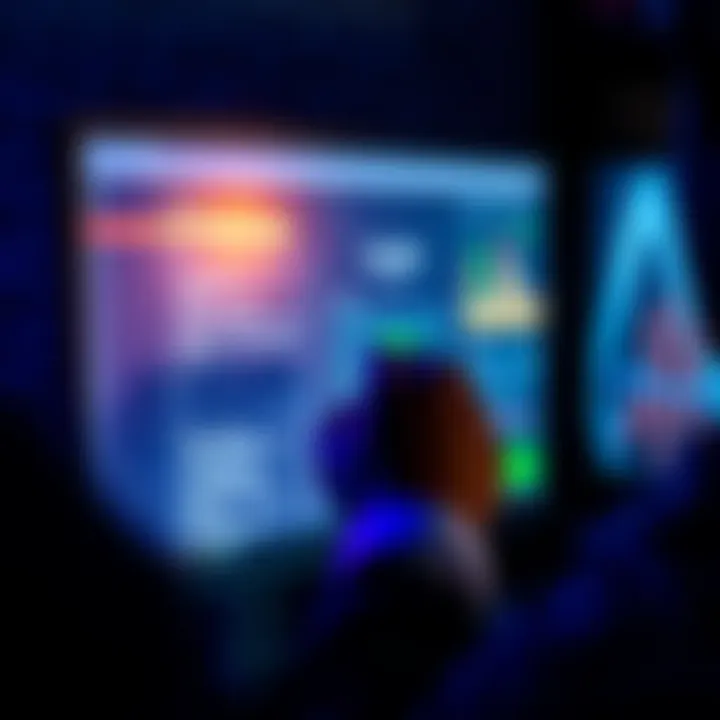 Fixing Shadow Flickering A person adjusting settings on a computer to eliminate shadow flickering