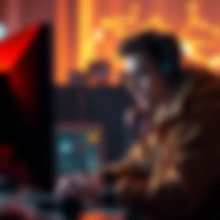 A gamer troubleshooting Steam issues on a computer after a factory reset, looking frustrated while checking game settings.