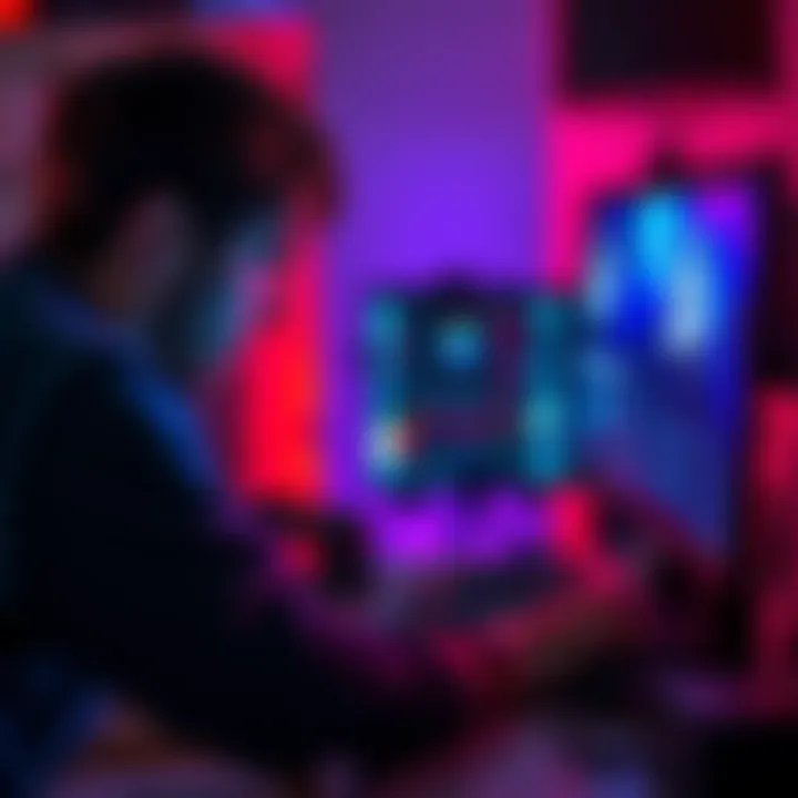 A person troubleshooting installation issues on a computer, looking at the EA App screen with a tool nearby.