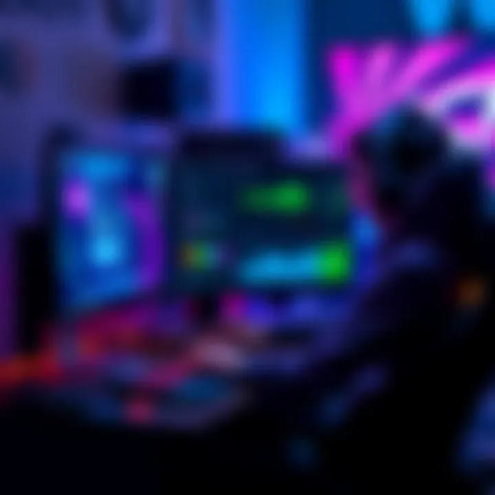 Fixing FPS Drops A gamer adjusting settings on a computer to improve FPS performance with a 5070 Ti graphics card and 7800X3D processor