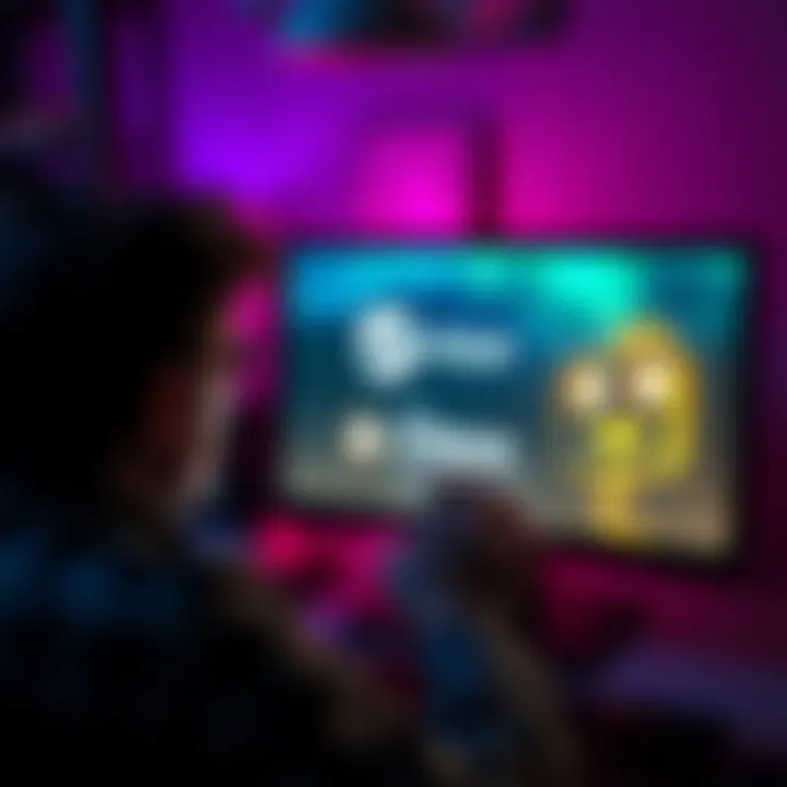 A person troubleshooting their PC with Steam open, looking at the screen displaying a game streaming option instead of play.