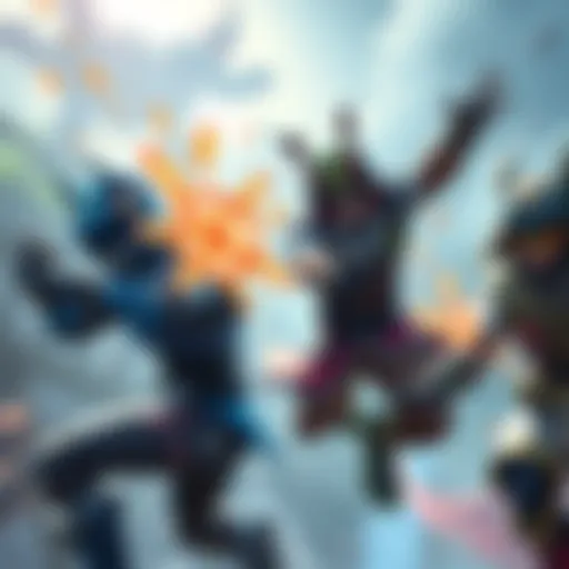 Fl4k character using Urad Splash build in a gameplay scene alongside Moze and Zane characters
