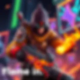 A character using the bleed build with Flame Grant Me Strength in a vibrant gaming environment.