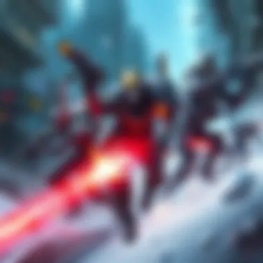 A visual representation of various flankers ranked by their gameplay design, showcasing diverse character kits and abilities in an action-packed setting.