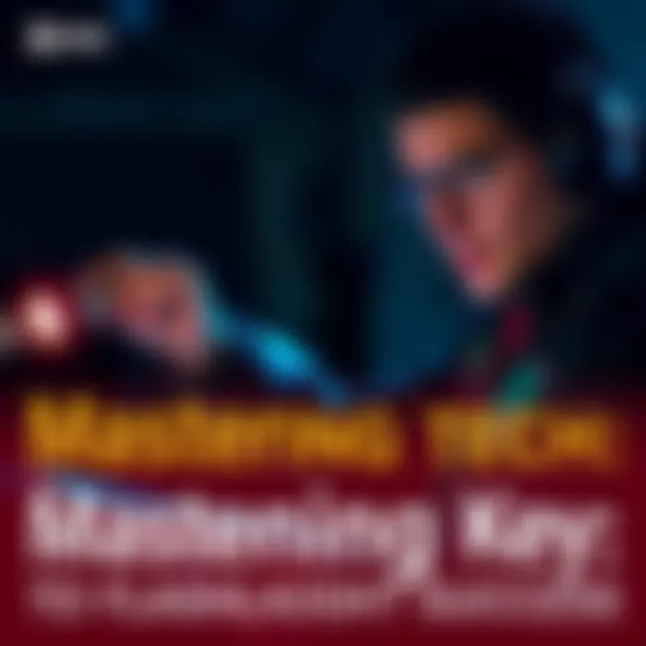 A person demonstrates flashlight techniques while using modern tech gear in a dark setting