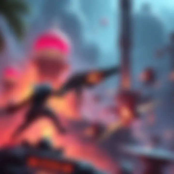 Fast-paced Flashpoint gameplay Players engage in intense battles in Flashpoint mode on vibrant maps like Sura and Aatlis, showcasing quick action and dynamic strategy.