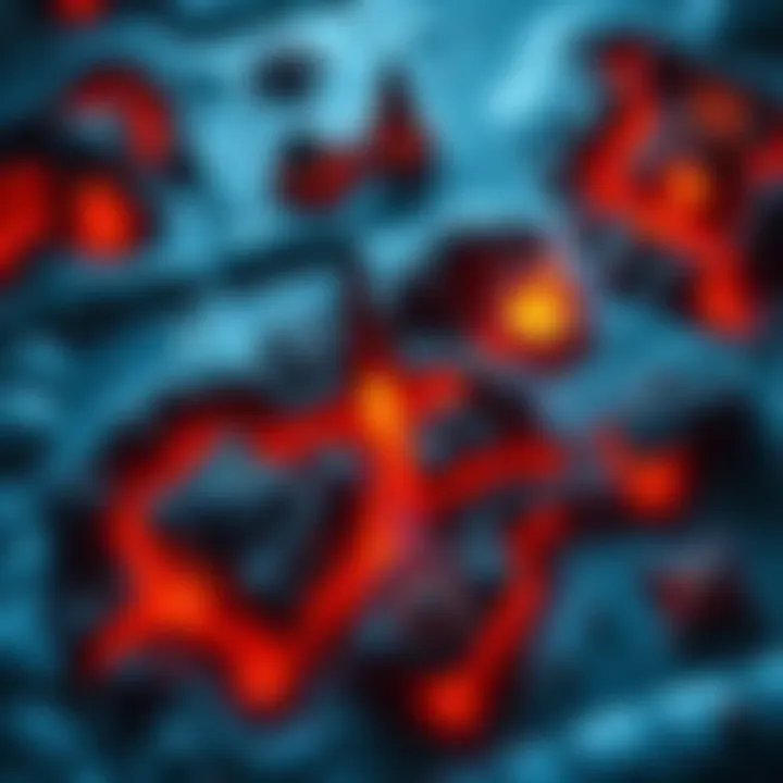 Overview of updated Flashpoint maps with highlighted areas showing changes and gameplay strategies