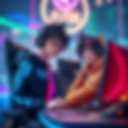 Fleta in Rush Scrim Lobby Fleta participating in a scrim lobby with Rush, focusing on gameplay strategies together