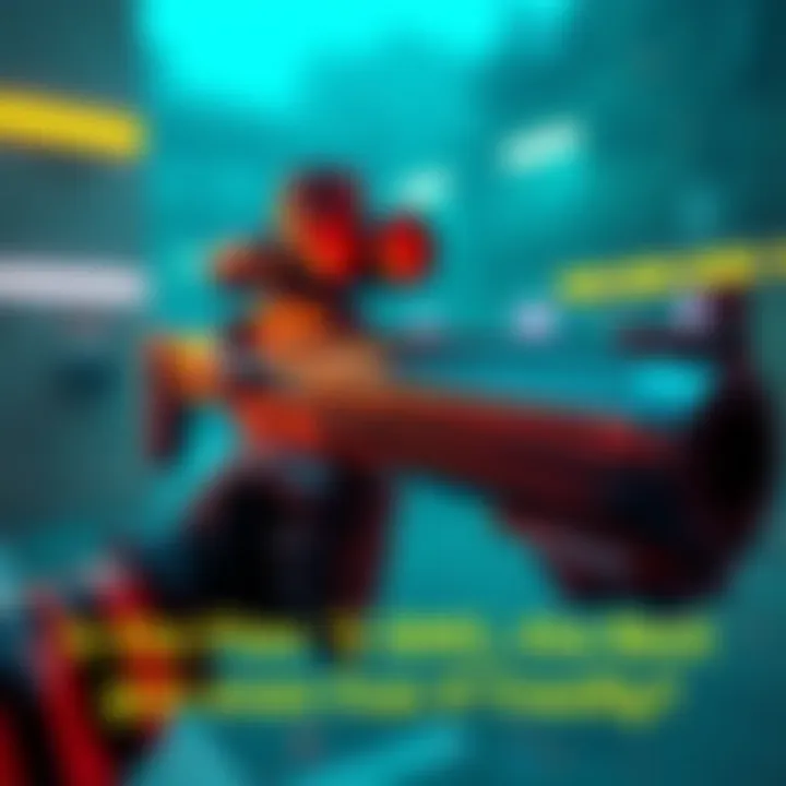 A player aiming with the Flex SMG in a game environment, showcasing its detailed design and accuracy.