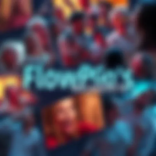 A collage of funny moments shared by FlowPoGo, featuring laughter and light-hearted scenes from various posts.