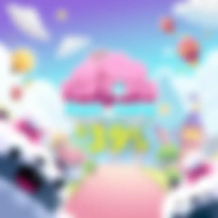 Promotional image for Flufftopia showing the game logo, colorful graphics, and a price tag of $3.99 with a 20% discount tag