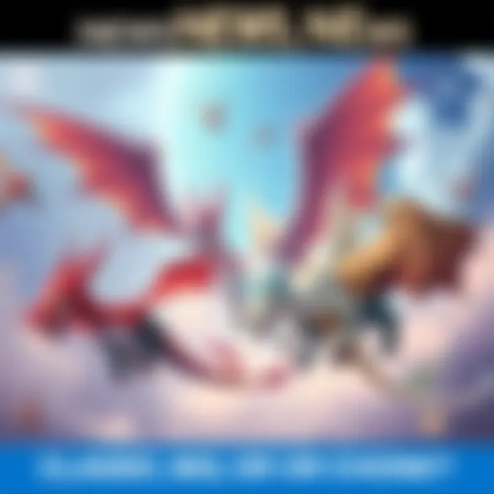 An illustration of classic, big, and CHONK Flying Wyverns showcasing their unique features