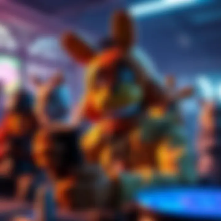 A gamer excitedly shares their FNaF gaming experience with others in a lively discussion forum.