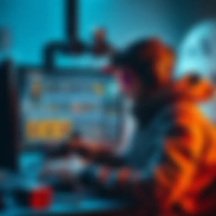 A gamer strategizing their Follie build with focus on enhancing survivability for solo missions, displaying equipment and skills on a screen.