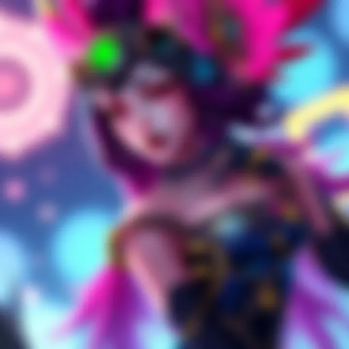 Artwork showing Follie, the new Warframe character inspired by 1920s showgirls, in a colorful pose with vibrant colors and elegant dress.