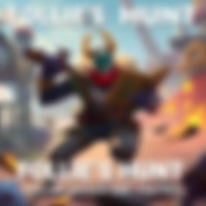 Follie's Hunt Game Mode Action A player character in Follie's Hunt mode, strategizing and moving quickly while holding Follie's pages. Background shows a game environment with hints of action and adventure.