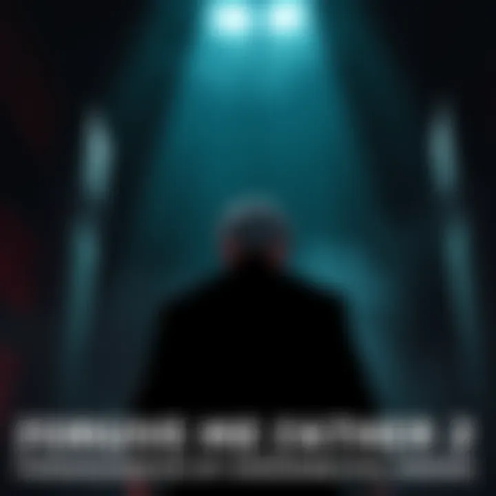 Player character facing a dark choice in Forgive Me Father 2, surrounded by ominous shadows and an eerie environment.