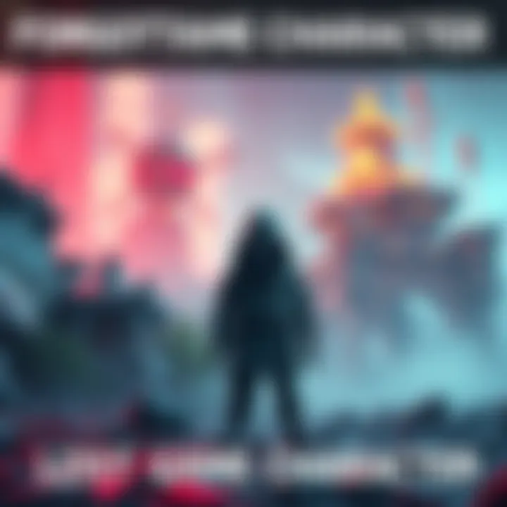A forgotten character from a popular video game standing alone in a game world, looking nostalgic and faded, surrounded by vibrant scenery that contrasts their muted colors.