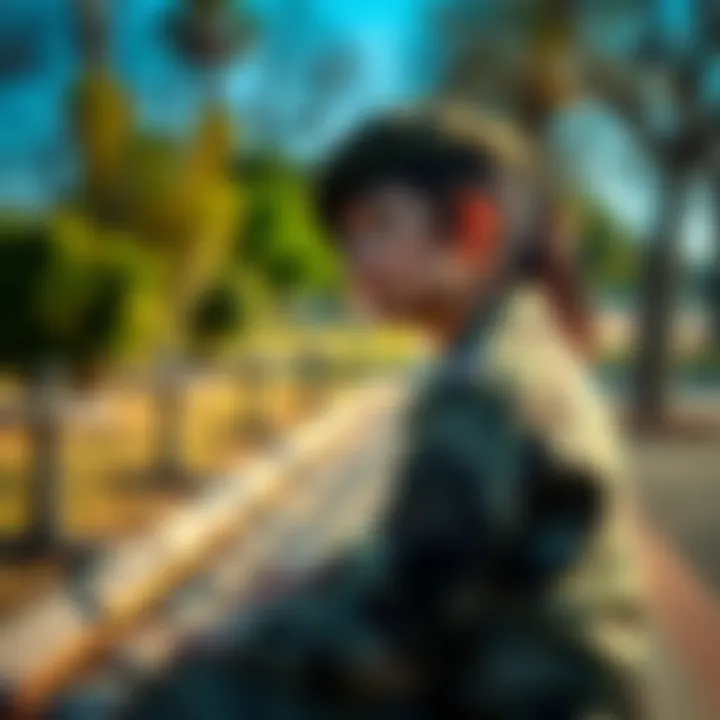 A former IDF soldier looking thoughtful while sitting on a park bench, symbolizing her journey and emotions after military service.