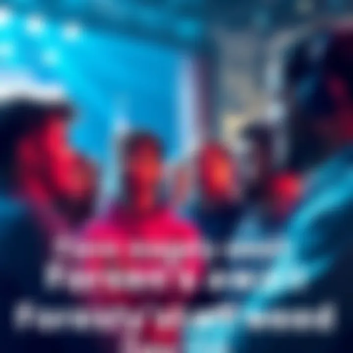 A group of fans eagerly talking about Forsen's potential platform change