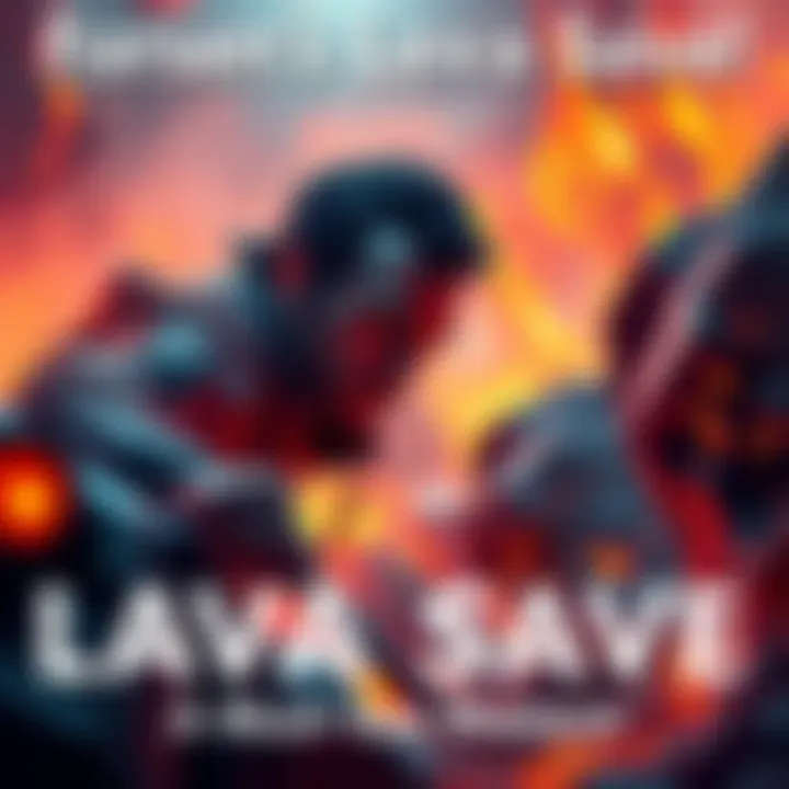 Forsen skillfully avoiding lava in a gaming scene, showing intense action and focus.