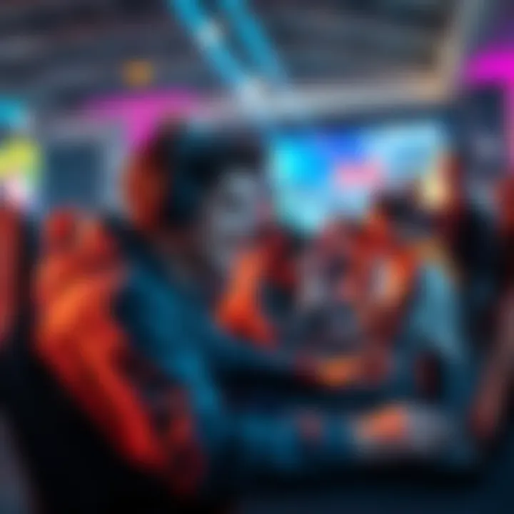 Forsen Engaging with Fans Online Forsen chatting with fans during a live stream, showcasing his latest gaming session and interactions in a vibrant online community