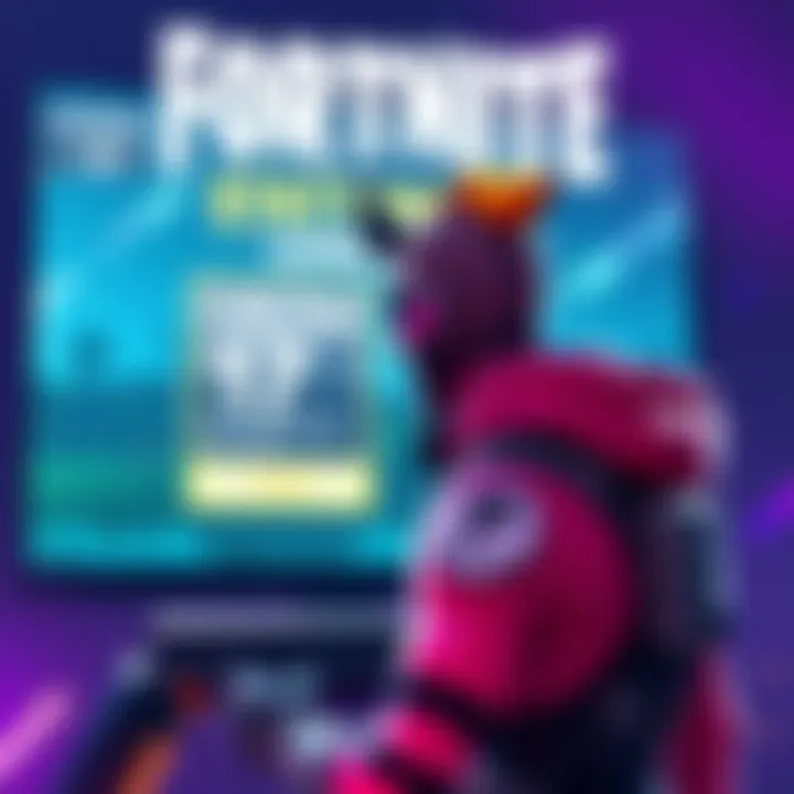 A Fortnite character looking at the battle pass screen, contemplating the purchase at level 17 before a new season.