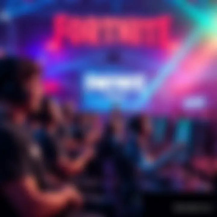 Fans excited about Fortnite Pro Am, featuring gaming setup and enthusiasts