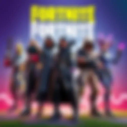 A group of Fortnite's Seven characters standing together in a dynamic pose, showcasing their unique styles and outfits, highlighting elements from the latest game update