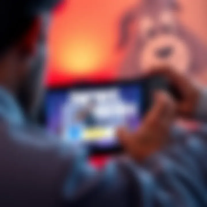 A parent looking frustrated at a Nintendo Switch screen displaying Fortnite, showing missing V-bucks after a purchase through Epic Games.