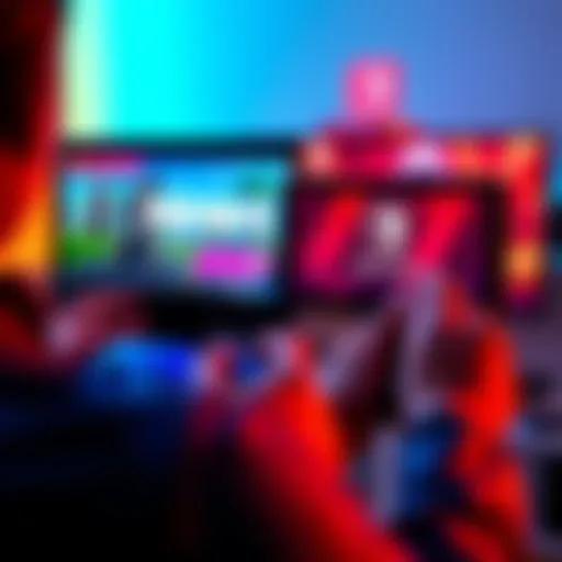 A person using a PS5 and a Nintendo Switch, displaying Fortnite on both screens, showing account login issues