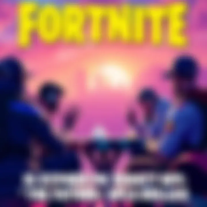 Players discussing the future of building mechanics in Fortnite with Zero Build mode in the background