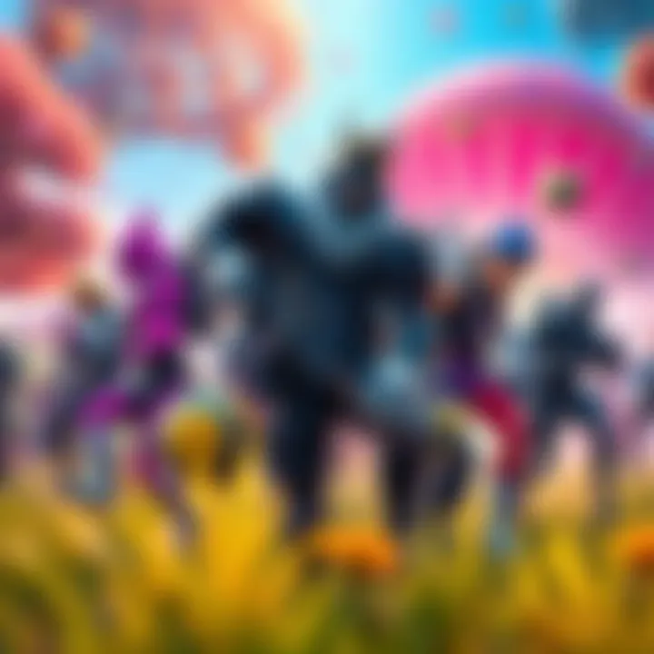 Fortnite characters and Chappell Roan collaborating in a colorful scene, showcasing new features