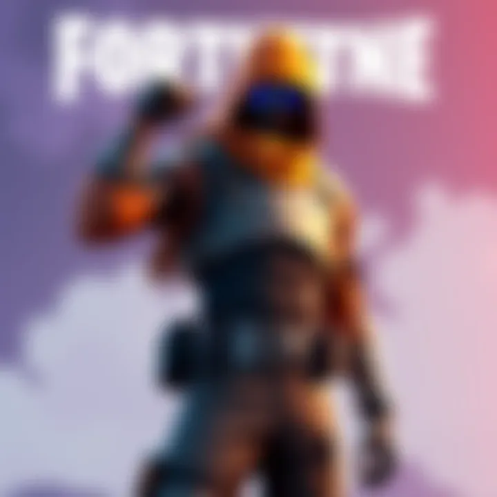 A Fortnite character dressed in stylish gear with a prominent belt design, ready for battle.