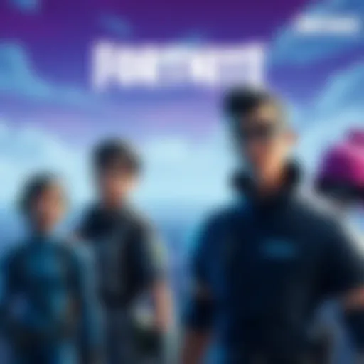 Fortnite characters looking concerned with a backdrop of an empty game world, reflecting uncertainty after recent layoffs