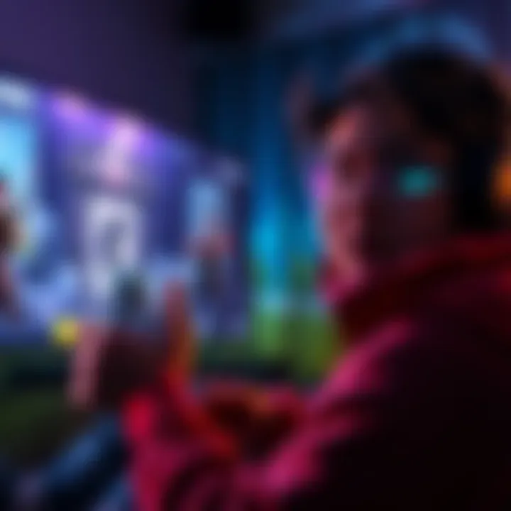 Fortnite Gameplay Crash A gamer frustrated while playing Fortnite as the game crashes, showing error on screen.