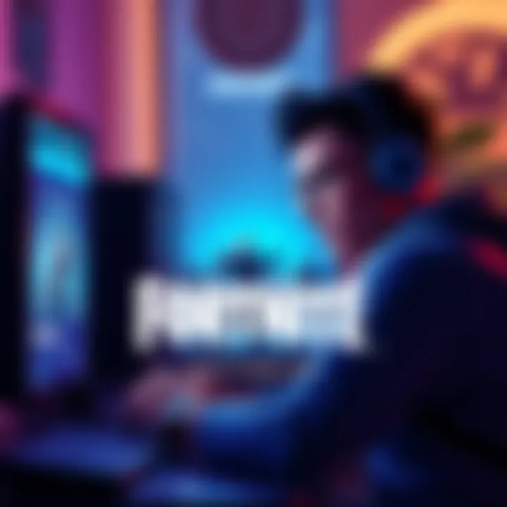 A player frustrated while trying to download Fortnite on a computer