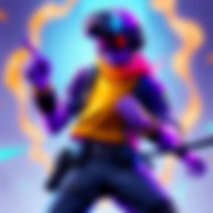 A character in Fortnite performing the new ESDEEKID emote with vibrant colors and energetic movements
