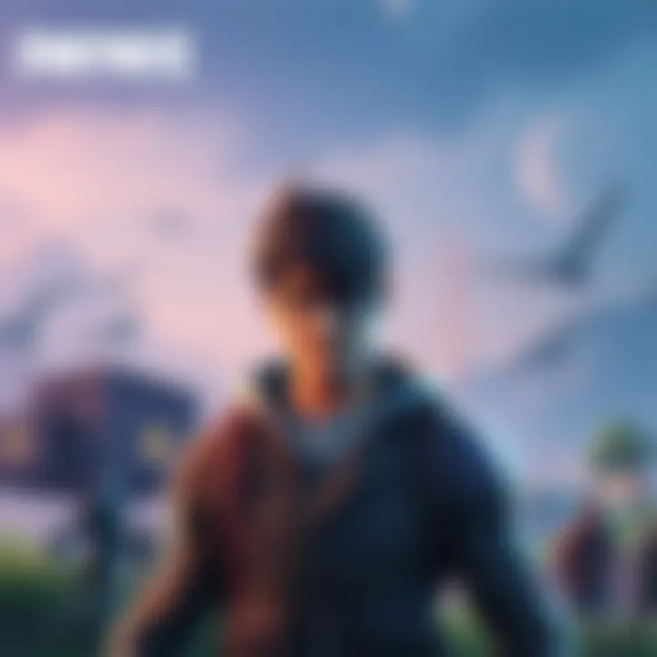 Fortnite Founderโs Packs Not Returning A digital illustration showing a Fortnite character looking disappointed with a background featuring the game's logo and scenes from early development stages.