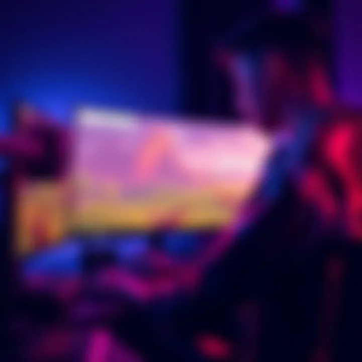 A player experiencing lag and low frame rates in Fortnite while playing on a gaming setup
