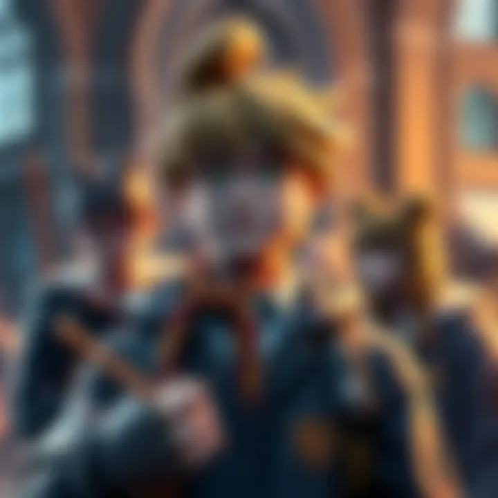 A Fortnite character showcasing Harry Potter-themed elements, but lacking redheaded male options, highlighting representation issues in gaming.